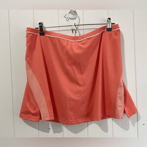 Bolle Sport Skort Tennis shorts size Xl orange Coral